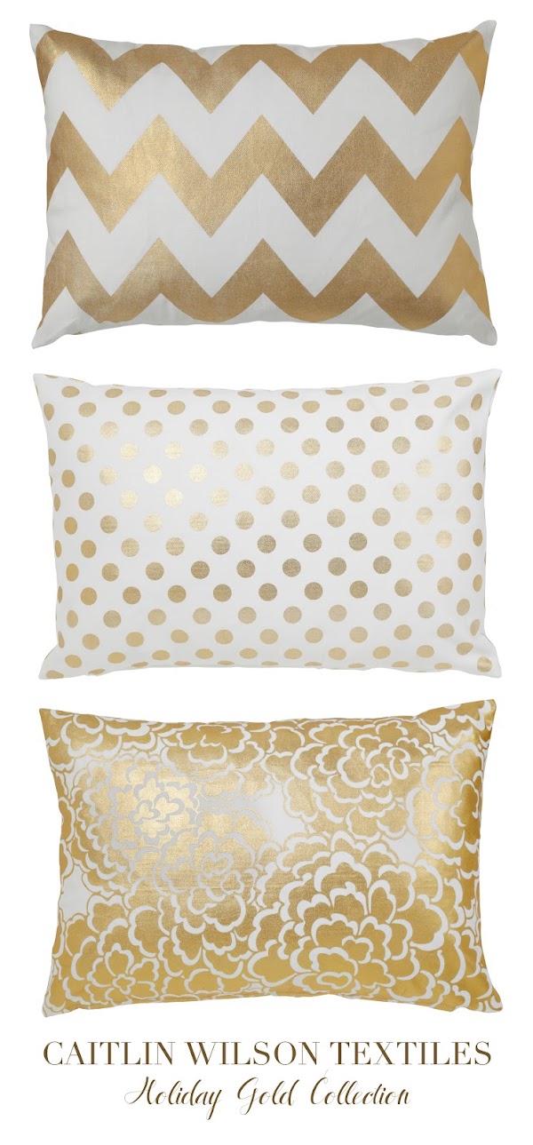 White and Gold Pillows