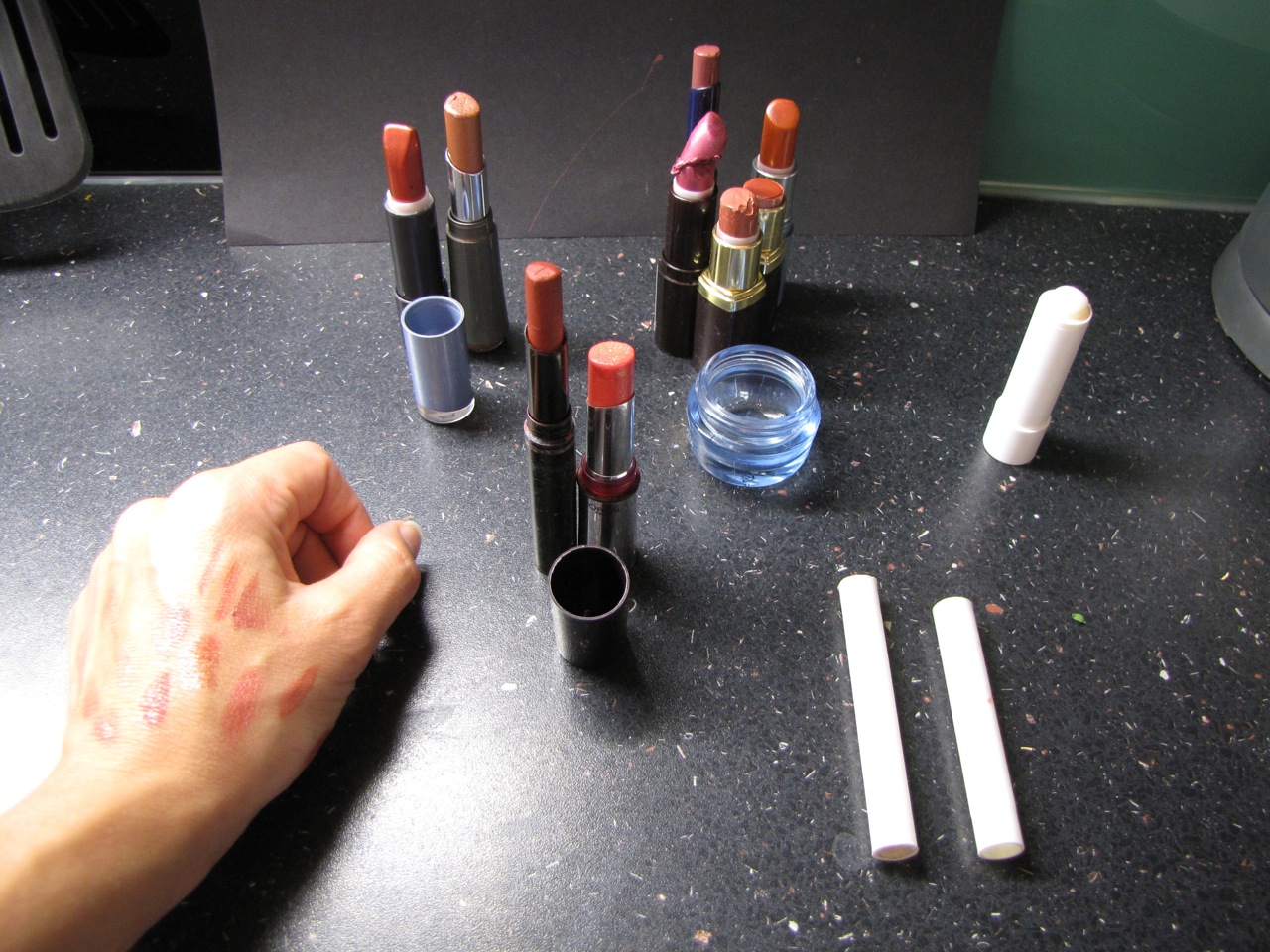 Of Dreams and Seams Tutorial Melting & Making New Lipsticks