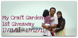 My 1st Giveaway...dah tamat ye....