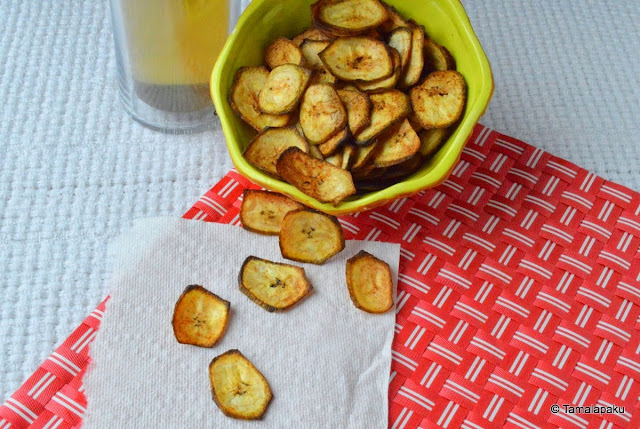 Baked Plantain Chips