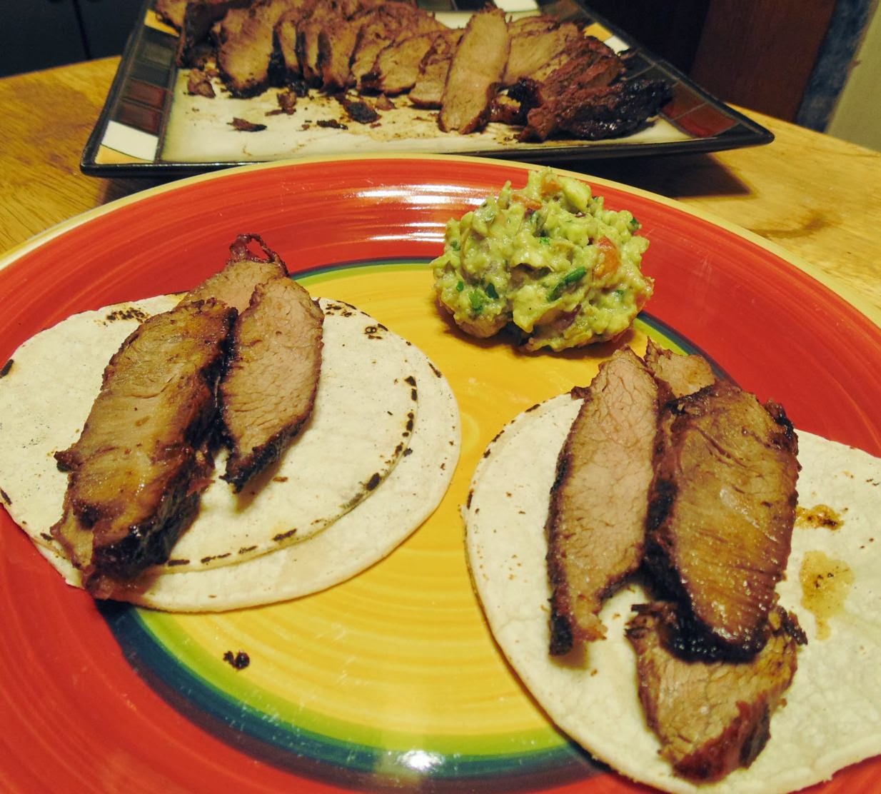 Cookin' It Up In Texas Flat Iron Steak Street Tacos and Roasted Pepper