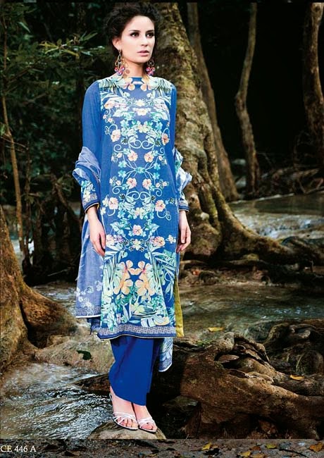 Five Star Classic Lawn Wear 2014 Vol 2 Summer Dress Collection For Women