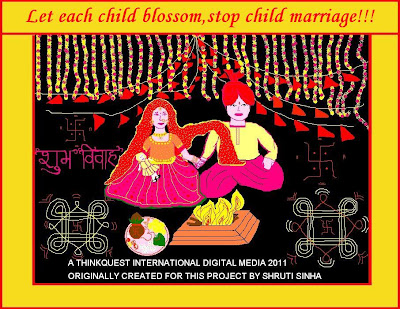 ......Let each child blossom, stop child marriage!!!!