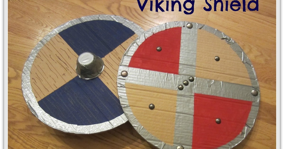 Viking Shield [upcycled history craft] Educational Toys for Children