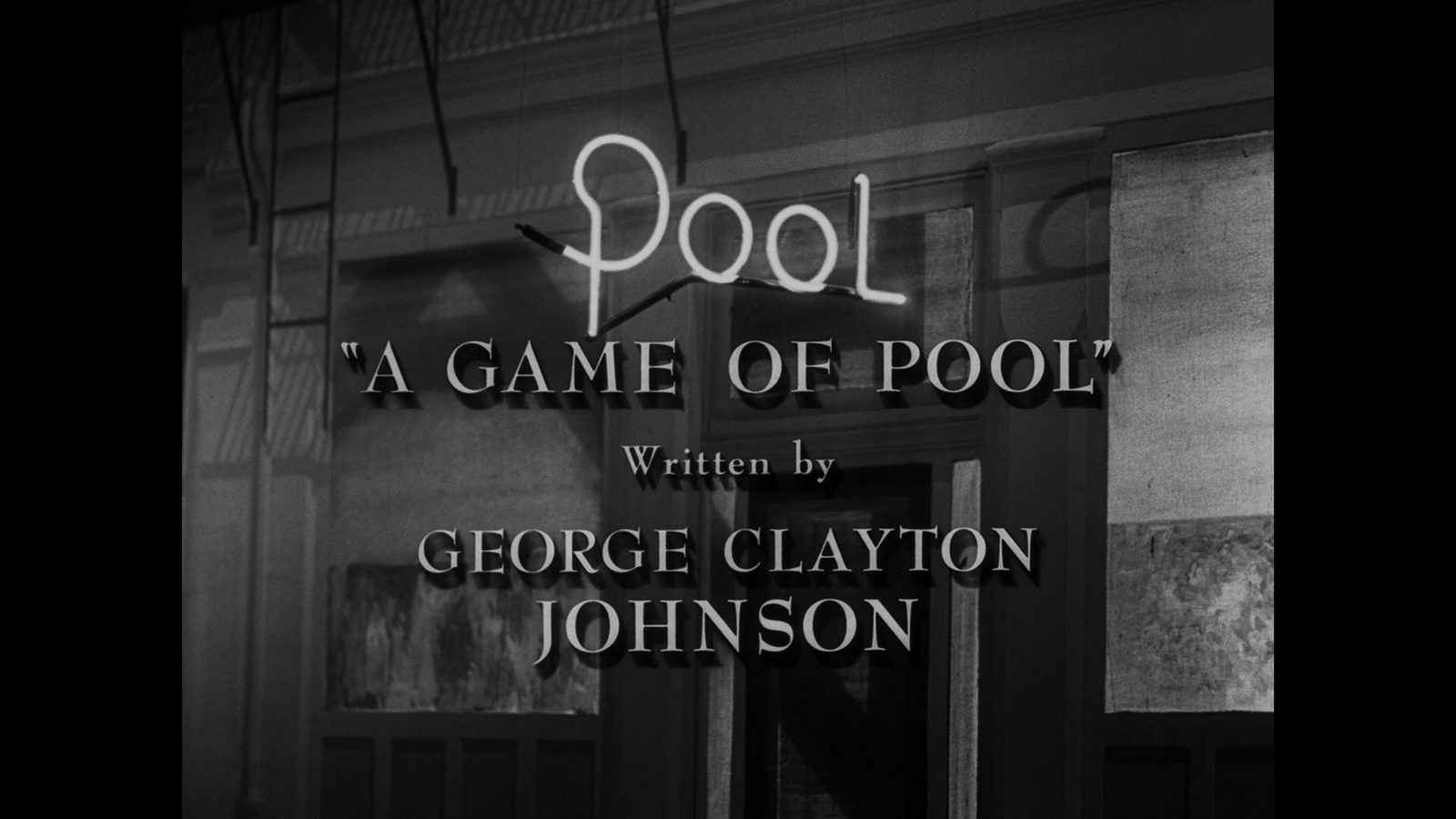 My Life in the Shadow of The Twilight Zone TZ Promo "A Game of Pool" (10/13/1961)