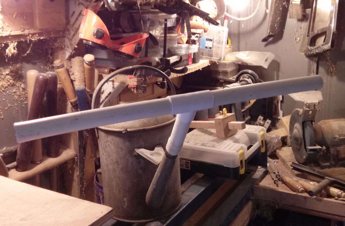 The Shed And Beyond Home made dribble bar