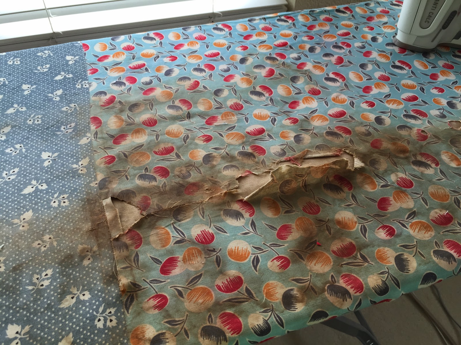 dream quilt create Ironing Board Cover tutorial link and Fabric Organizing