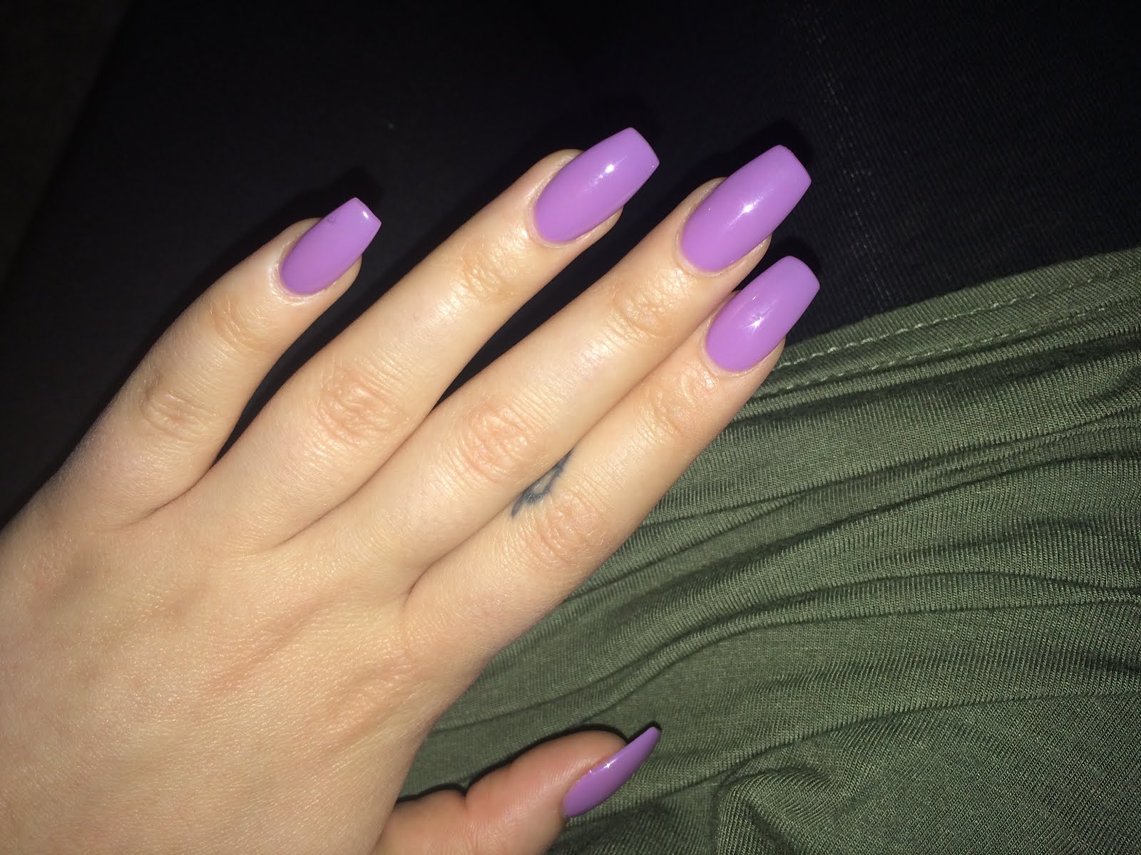 3. Lavender Ombre Nails - wide 7