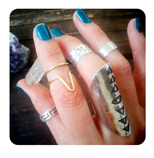 in my own little universe NEW>> Upper Knuckle Rings