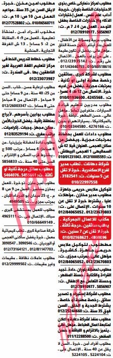 وظائف خالية فى جريدة الوسيط الاسكندرية الاثنين 18-11-2013 %D9%88+%D8%B3+%D8%B3+19