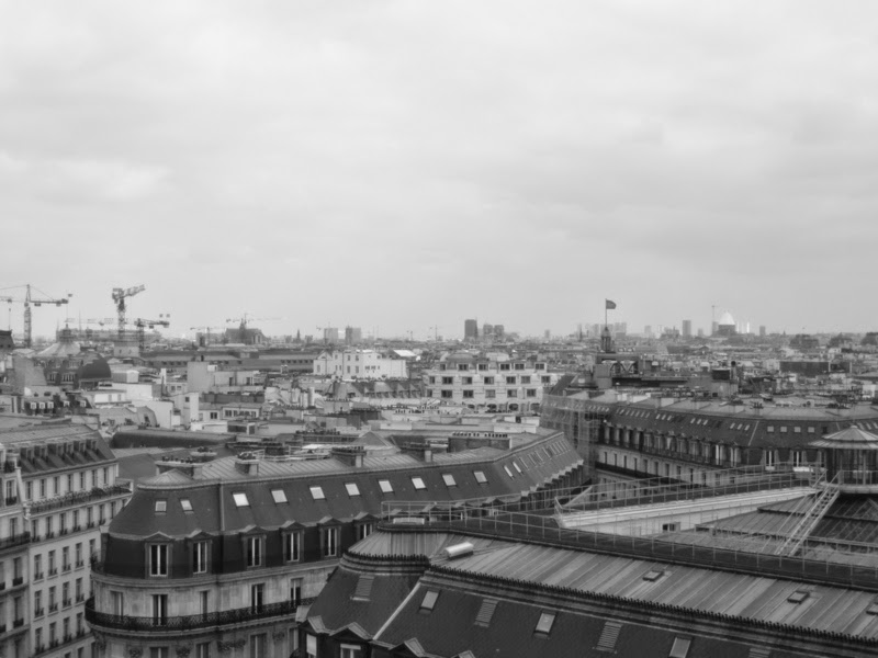 Vue panoramique de Paris - Galeries Lafayette Haussmann