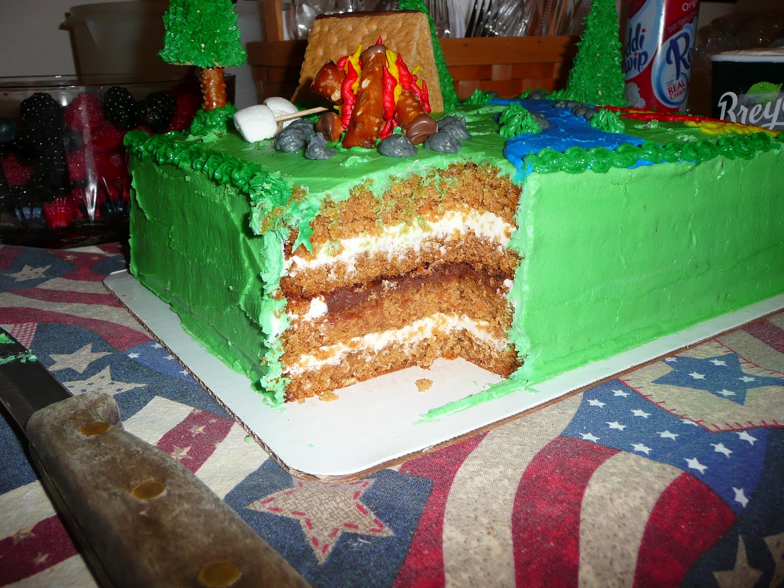 Desserts by Robin Boy Scout/Camp Smores Cake