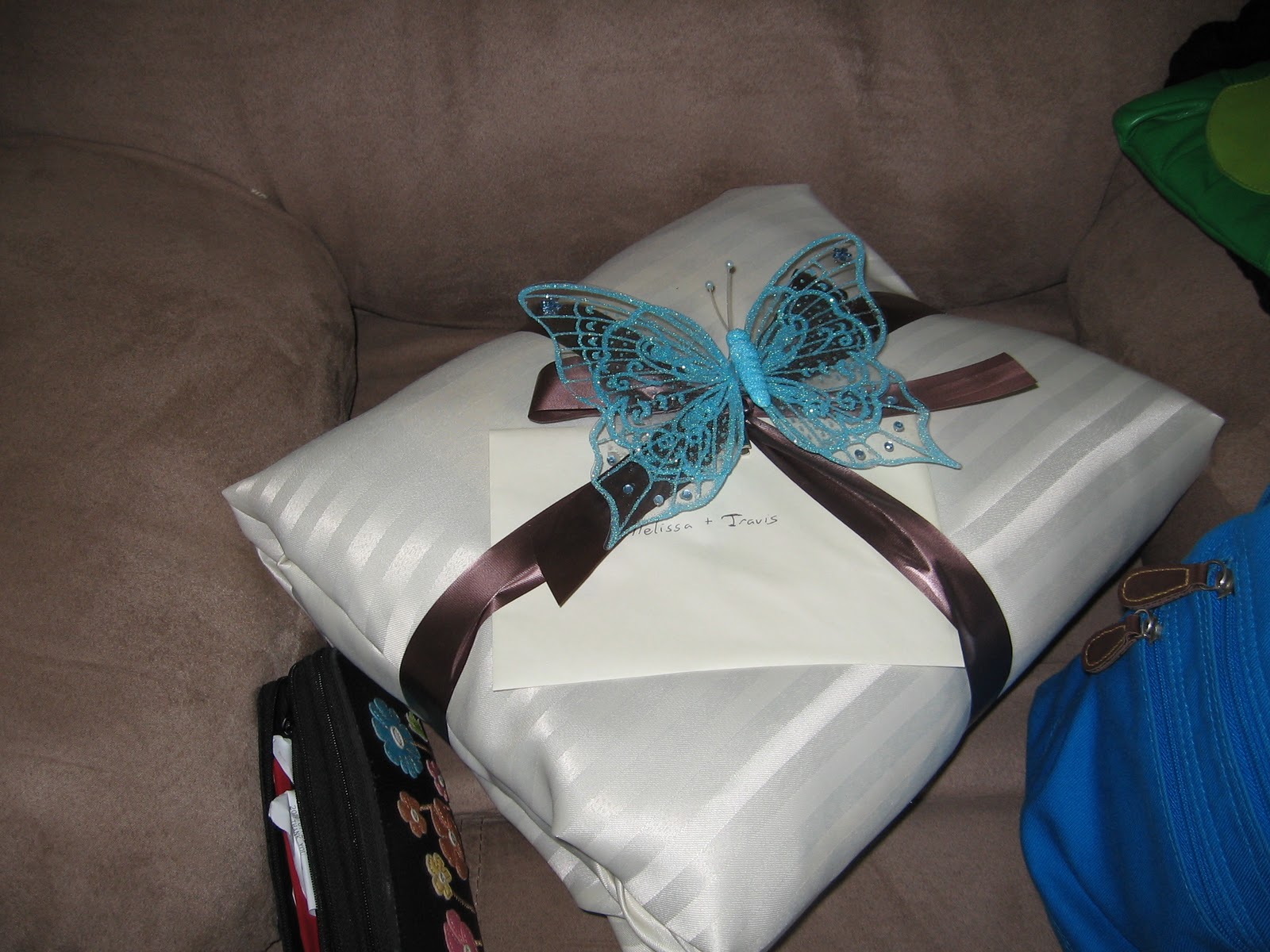 Who wants to be Martha when I can be ME? How To Gift Wrap An Afghan