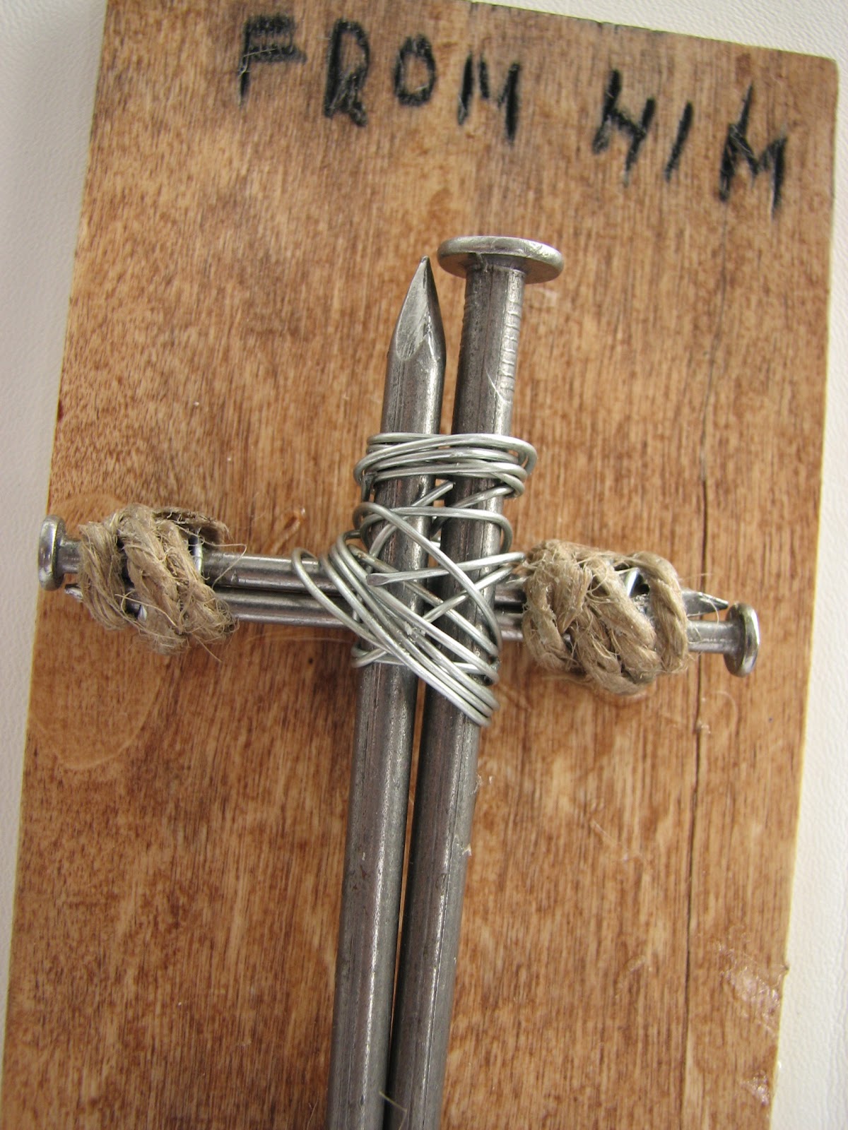 The Simple Craft Diaries Cross of nailsTRUE LOVE!