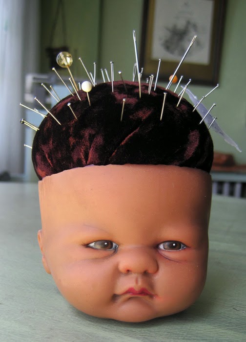 stuff you can t have diy baby head pincushion
