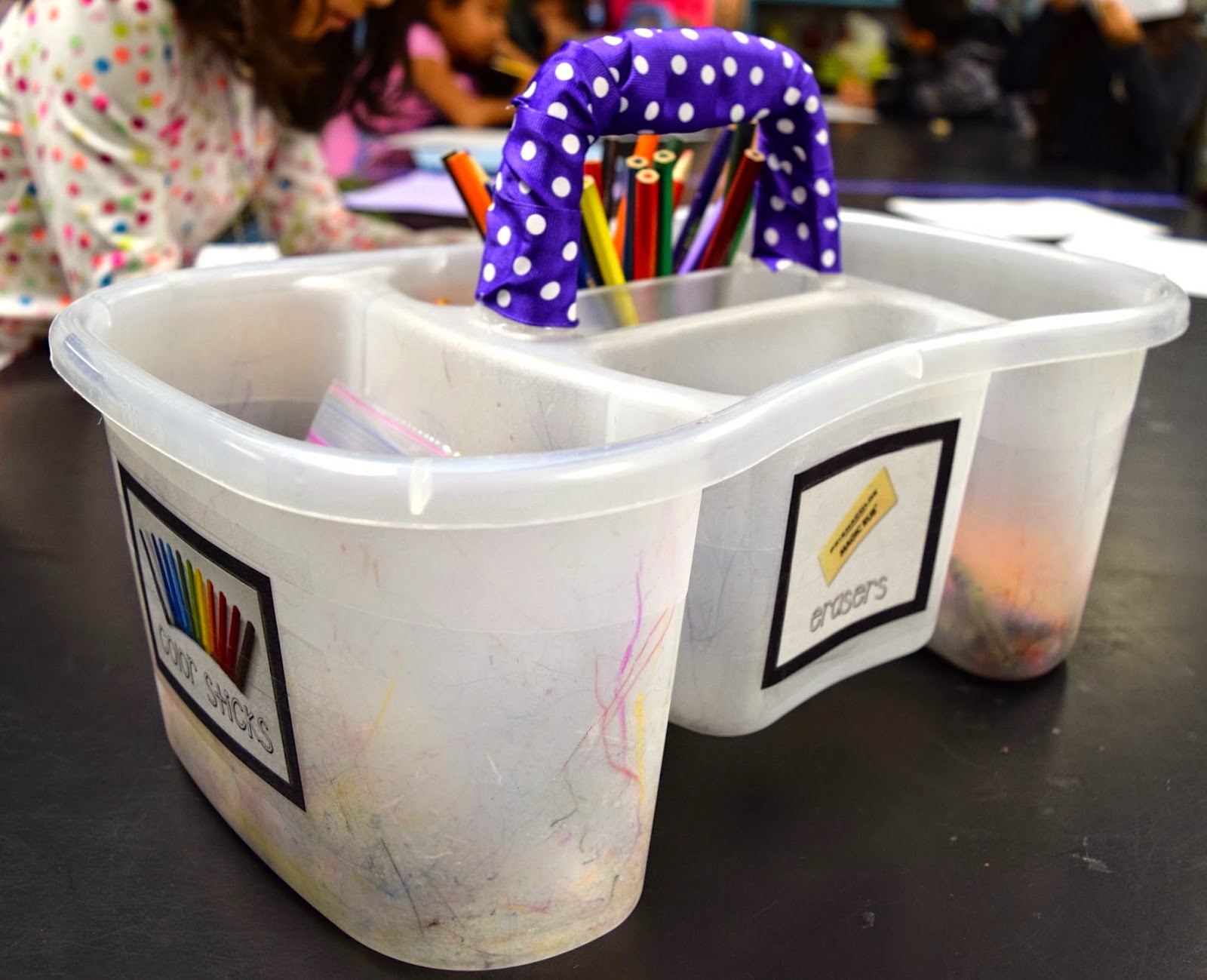 Check your buckets! Art with Mrs. Nguyen