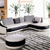 living room interior design with one piece furniture 