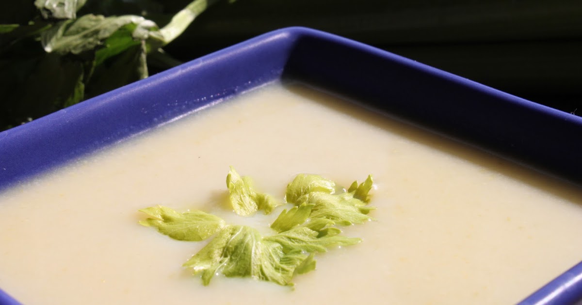 Cream of celery soup recipe, and how to get kids to eat vegetables