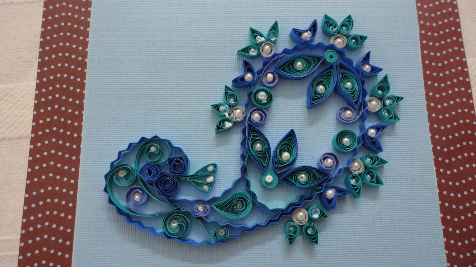 ...kraftaria.. 2 more quilled wall frames