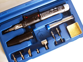 Gas soldering torch kit