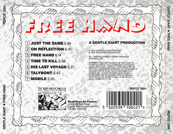 Gentle Giant - Free Hand - YouTube