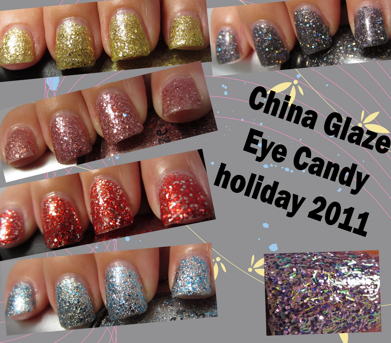 The Manicured Monkey China Glaze Eye Candy (winter 2011 swatches)