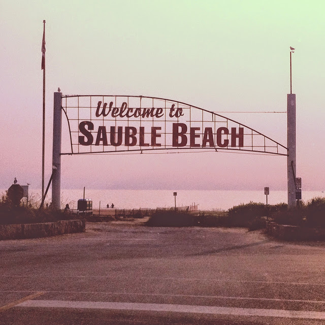 The Sauble Beach sign
