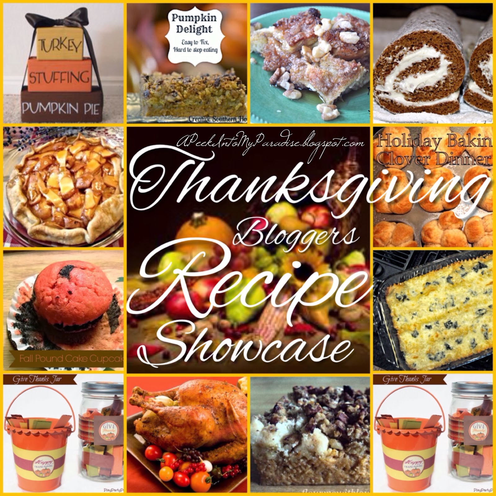 Bloggers Showcase Thanksgiving Fall Recipe Roundup Plus Show Us
