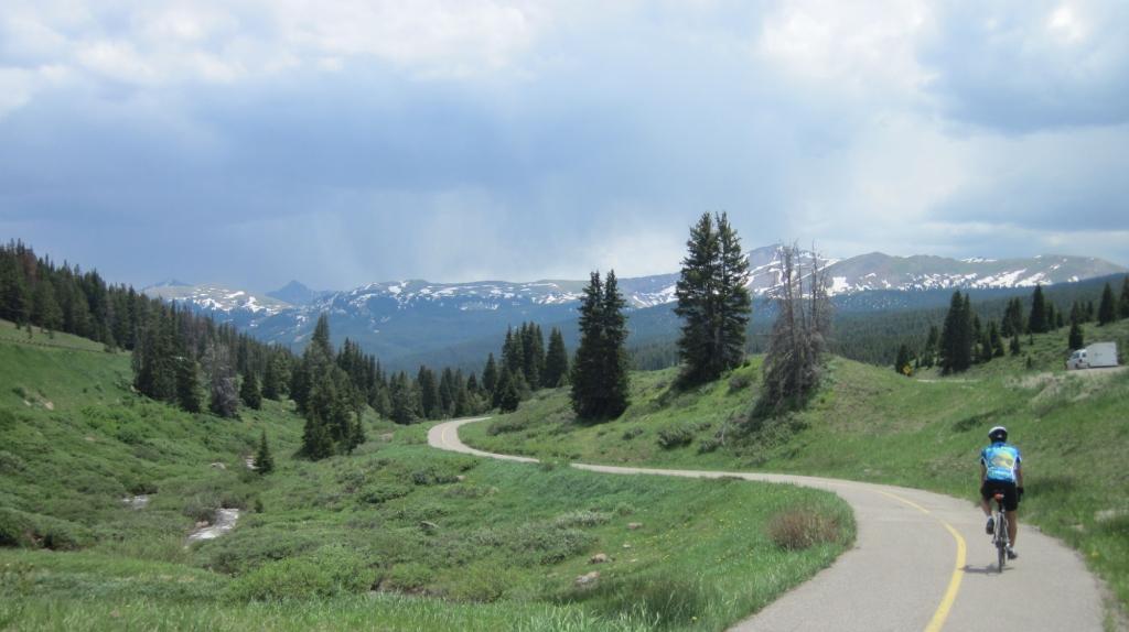 Joe's Bike Ride Across America CRR ABB Day 5 Vail Pass