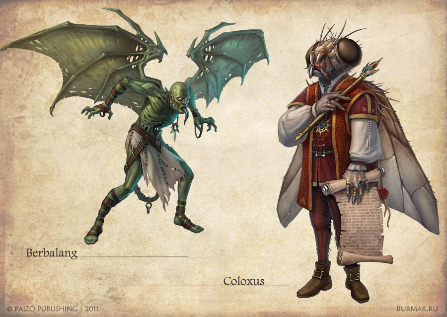 burmak s art blog paizo bestiary 3 monsters