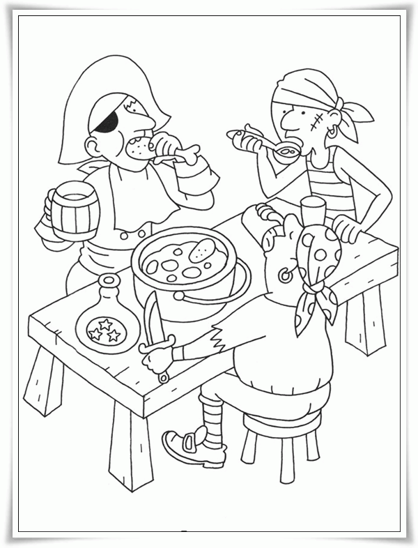 Ausmalbilder zum Ausdrucken Ausmalbilder Piraten
