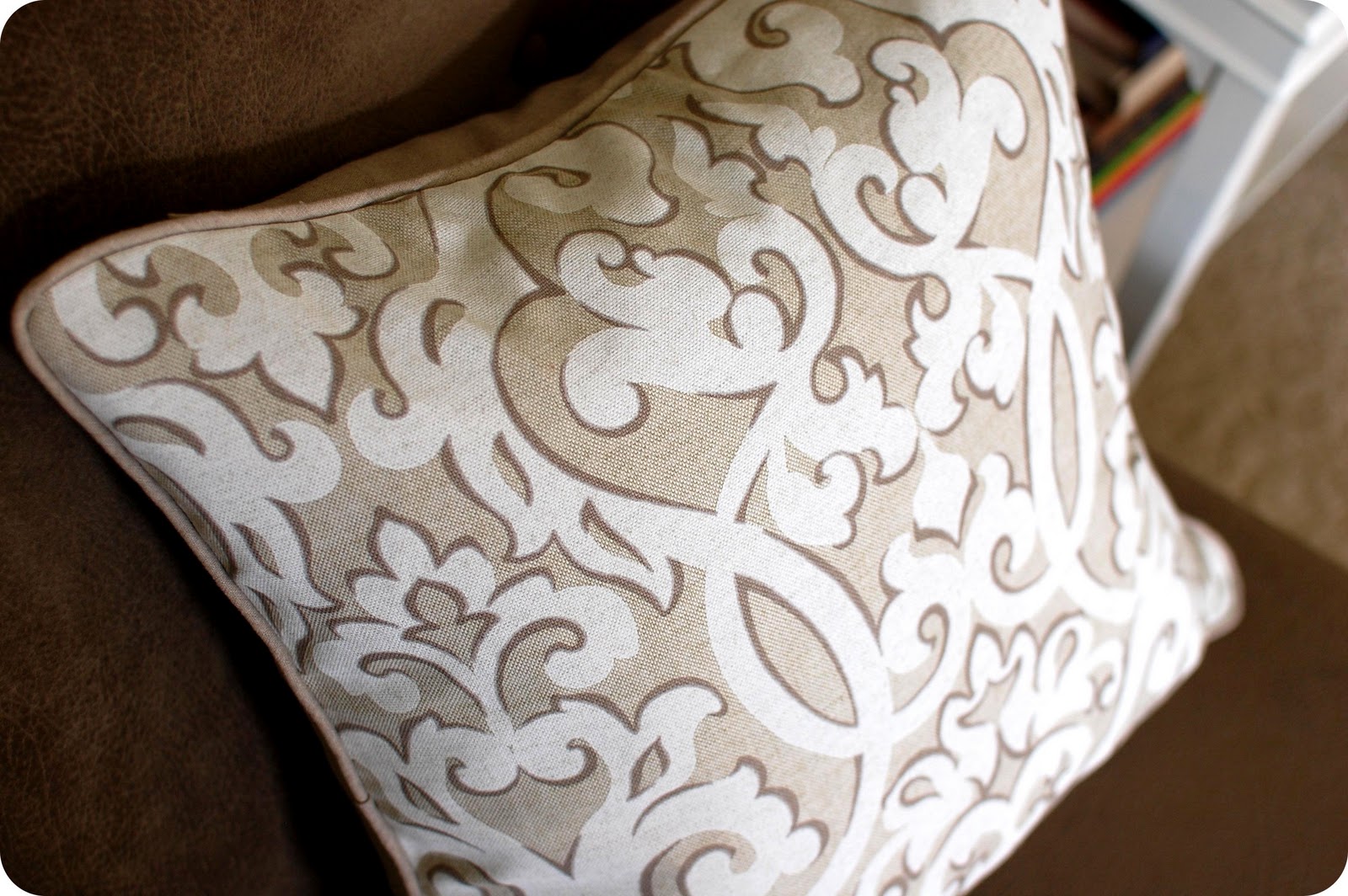 33 Shades of Green Pillows, Piping, & Zippers..oh my!