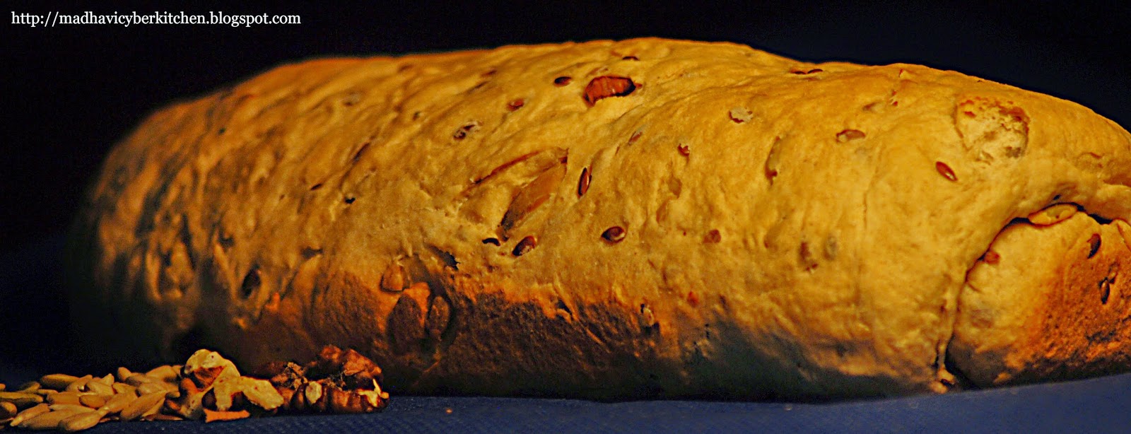 Madhavi's Cyber Kitchen Nutty whole wheat bread
