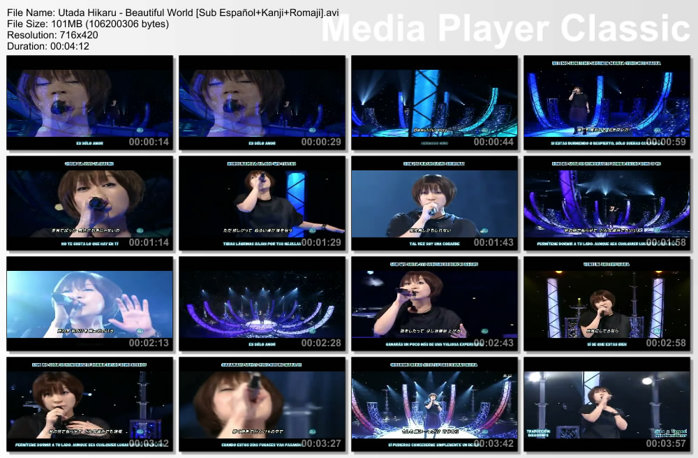 Beautiful WorldUtada HikaruNiGHtcORed - YouTube