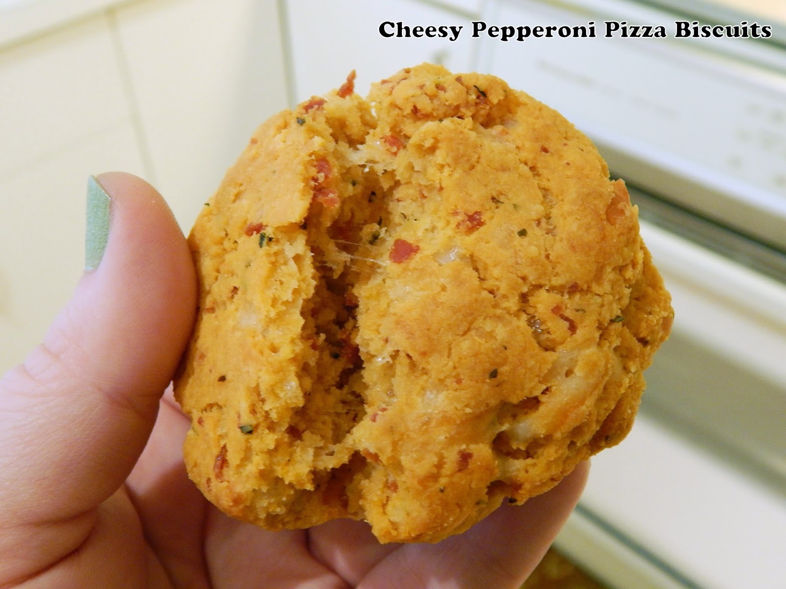 Cheesy Pepperoni Pizza Biscuits Cut The Wheat