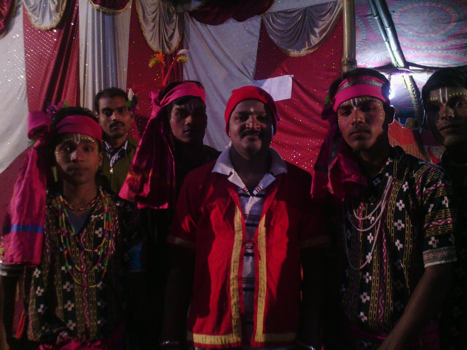 Sambalpuri Folk artist during Nabarangpur Mondei festival 2014 at Odisha