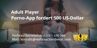 Adult Player | Porno-App fordert 500 US-Dollar