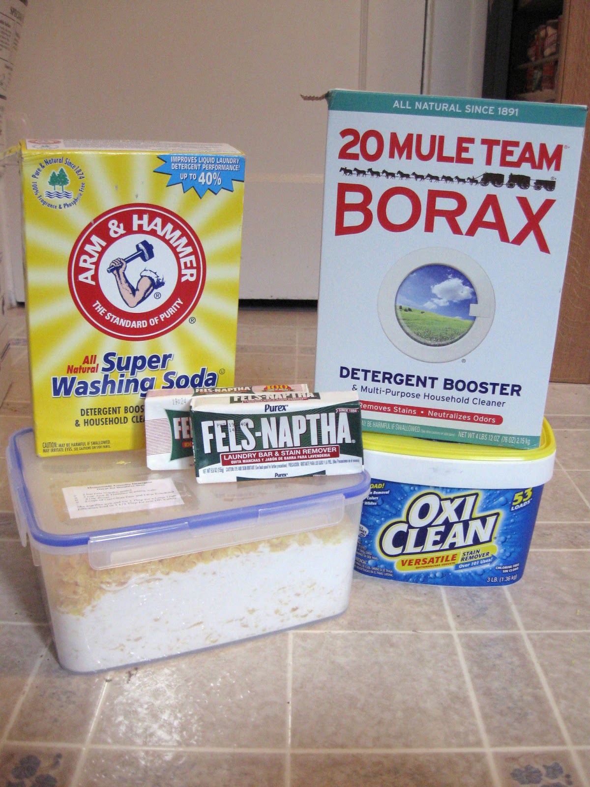 Leading Them To The Rock Homemade Laundry Detergent for Sensitive Skin