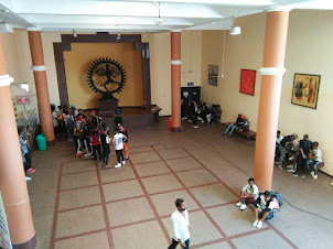 Inside Ravindra Bhavan complex in Margao