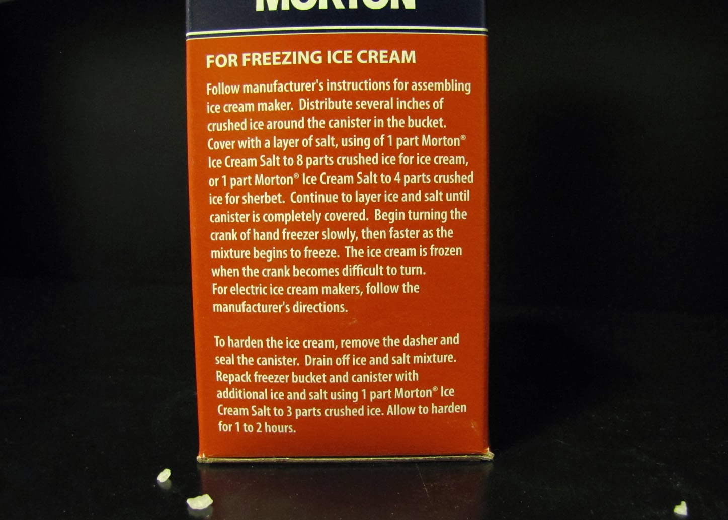 Morton Ice Cream Salt, 4 lbs