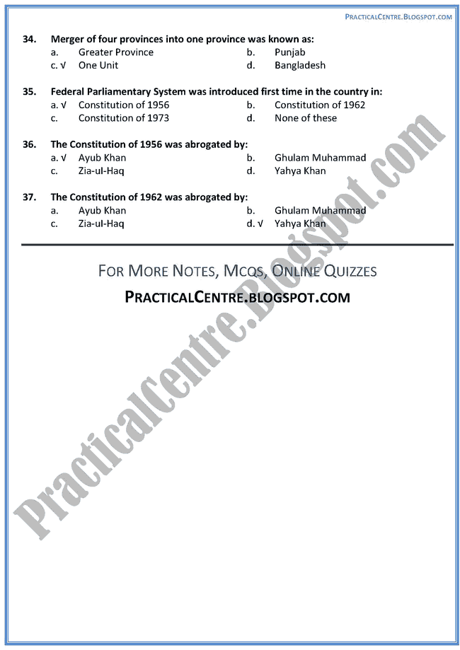 constitutional-development-in-islamic-republic-of-pakistan-mcqs-pakistan-studies-9th