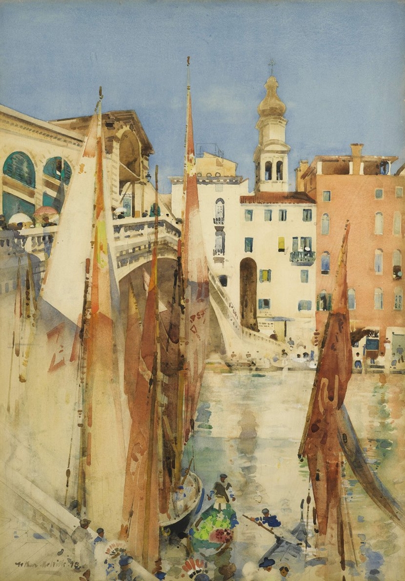 Frans Wilhelm Odelmark 1849-1937 | Swedish painter | Venedig