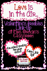 Valentine's Day Freebies Link-Up at Mrs. Orman's Classroom