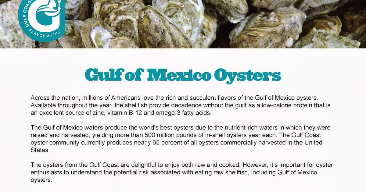Louisiana Restaurant Association Gulf oyster popularity increases