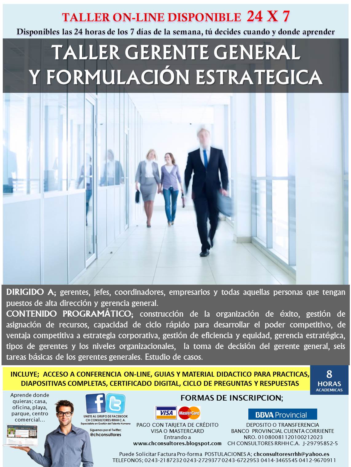 TALLER GERENTE GENERAL Y FORMULACIÓN ESTRATÉGICA