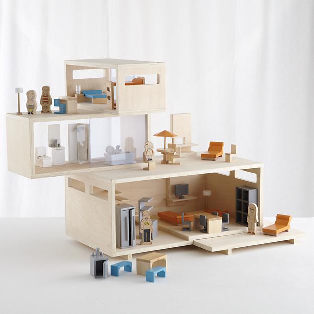 nicolebvintage Land of Nod Modern Dollhouse