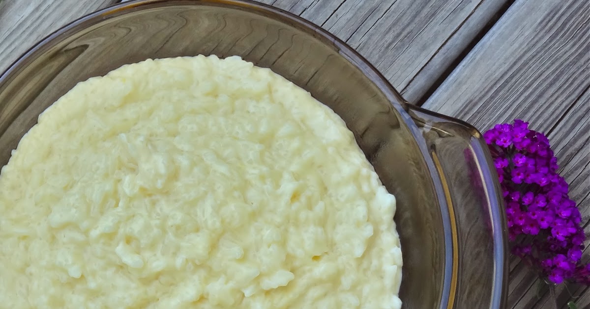 Jasmine rice pudding