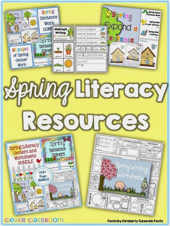 Clever Classroom's Spring Resources and more