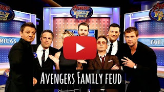 Watch Team Avengers splits up into Bruce Banner's team The America and Tony Stark's team The Man for a game of family feud with host Jimmy Kimmel before they take on the powerful supervillain Ultron via geniushowto.blogspot.com Avengers 2