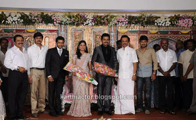 Actor Karthi Wedding Reception Photos